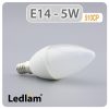 Ledlam E14 LED Candle Bulb 5W 510CP 01 1