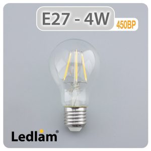 Ledlam E27 450BP 4W LED Filament Bulb 02 1