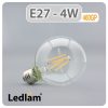 Ledlam E27 460GP 4W G95 LED Filament Bulb 01 1