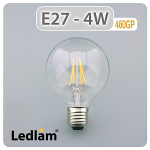 Ledlam E27 460GP 4W G95 LED Filament Bulb 02 1