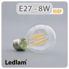 Ledlam E27 850BP 8W LED Filament Bulb 01 1