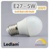 Ledlam E27 LED Golf Ball Bulb 5W 520GPD dimmable 02 1