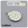 Ledlam G4 350SP 3W LED Side Bulb 01