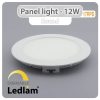 Ledlam LED Panel Light 12W Round 17RPD dimmable 01