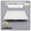 Ledlam LED Panel Light 12W Square 1717SPD dimmable Cool White 30399