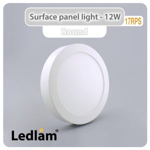 Ledlam LED Surface Panel Light 12W Round 17RPS 01