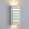 Searchlight WHITE RECTANGLE PLASTER WALL LIGHT 4274 03