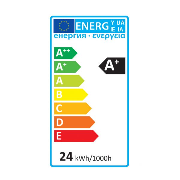 Ledlam LED Surface Panel Light 24W Round 30RPSD dimmable Energy Label