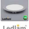 Ledlam-LED-Panel-Light-18W-Round-22RP-silver-Additional