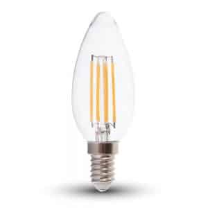 4W CANDLE FILAMENT BULB-CLEAR COVER E14