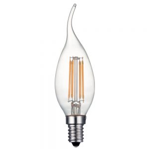 E14 450CPBD 4W LED Filament Bent Candle Bulb