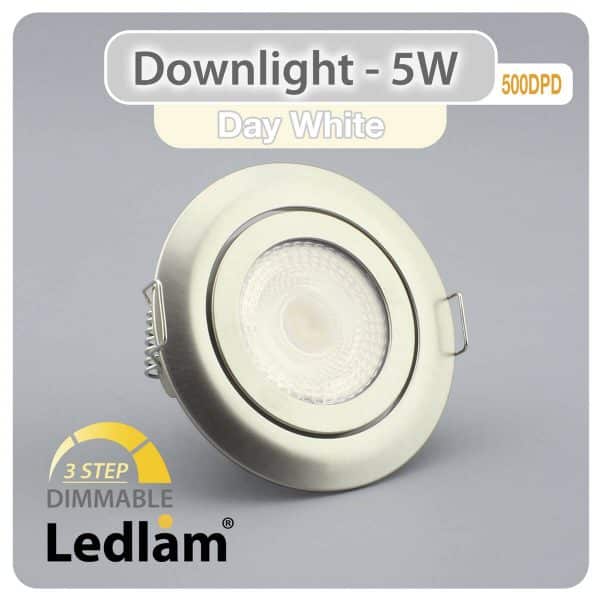 Ledlam-Ledlam-Downlight-LED-5W-Tilt-500DPD-3-STEP-Dimmable-brushed-steel-Variant-Day-White-